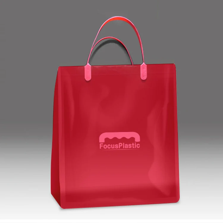 Wholesale heavy duty colorful plastic bag carrying handle
