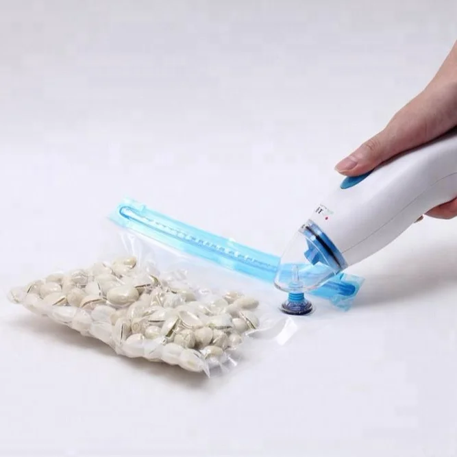 Вакуумные пакеты на застежке-молнии для еды с насосным упаковщиком