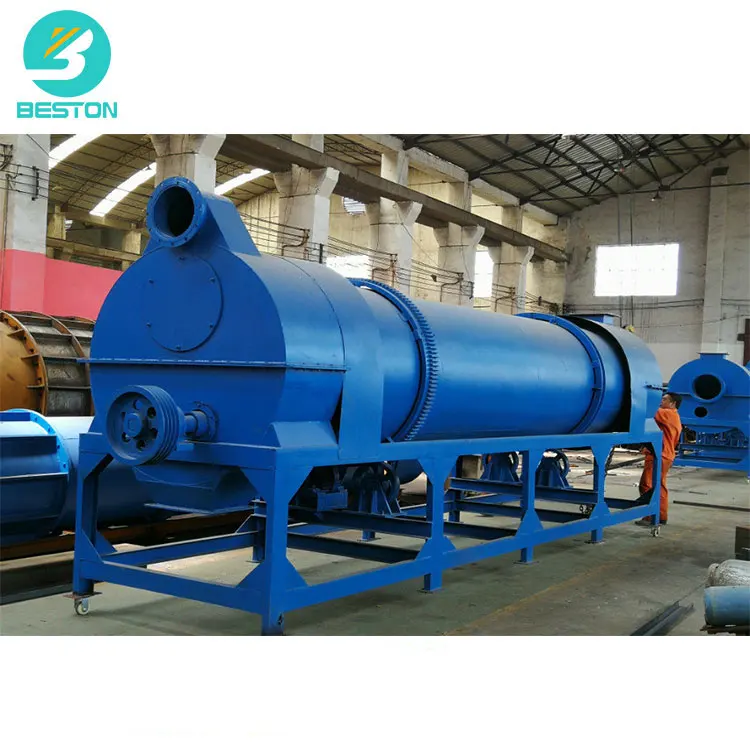 Beston BST-10 1-2T/H Sawdust Carbonization Furnace to Charcoal carbonization machine