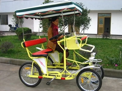 48v double engines  ELECTRIC PEDAL ASSISTED TWO PERSONS  SURREY sightseeing BIKE