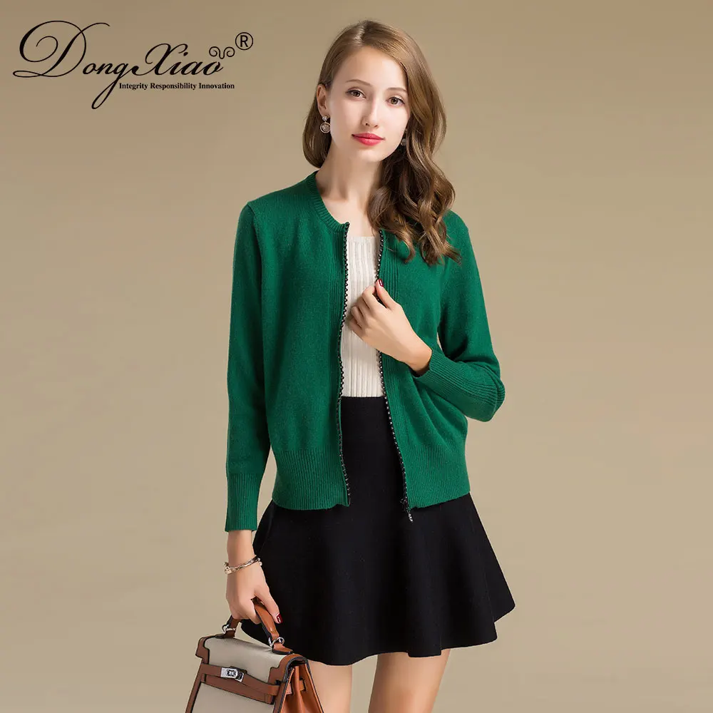 2020 New Fall and Spring Clothes Hot Sale Merino Wool Cashmere Knitting Loose Woman Sweater Cardigans For Women