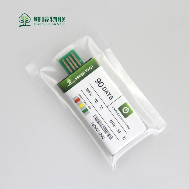 Цифровой отчет PDF / CSV USB одноразовый регистратор температуры для контейнера с холодной цепью