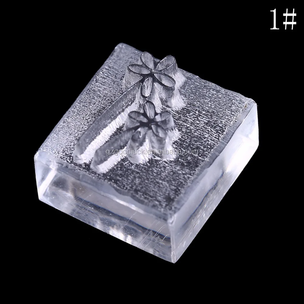 Handmade Dog Printed Soap Stamp Diy Footprint Natural Soap Resin Stamp Acrylic Crystal Transparent Seal for Soap