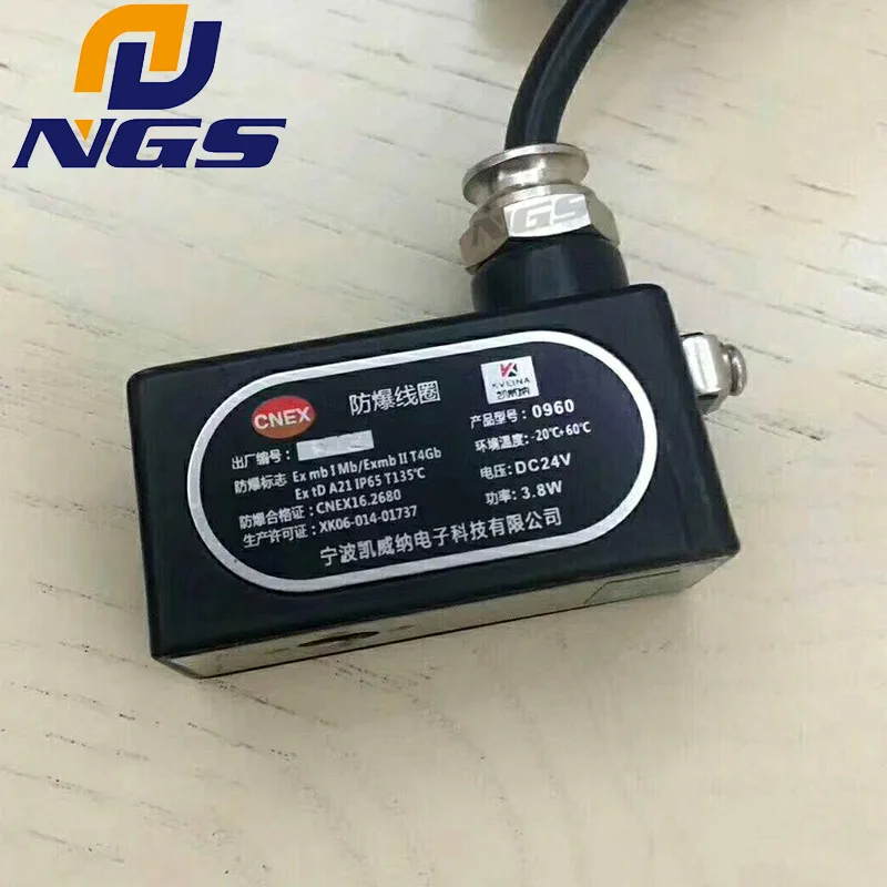 Сертификат CNEX Взрывозащищенная катушка соленоидного клапана EX 0960/0920 DC24V 0961/0921 AC220V