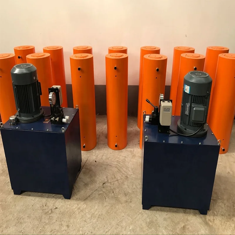 CE сертификат 500 тонн двойного действия гидравлический домкрат цилиндр