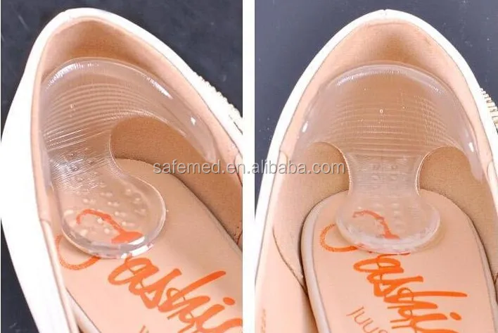 Gel heel pads/High heel pain relief shoe insole pad/Grip heel glue sticker
