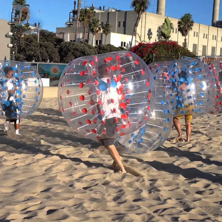 
Outdoor inflatable bubble soccer ball, inflatable body bumper ball for adult 
