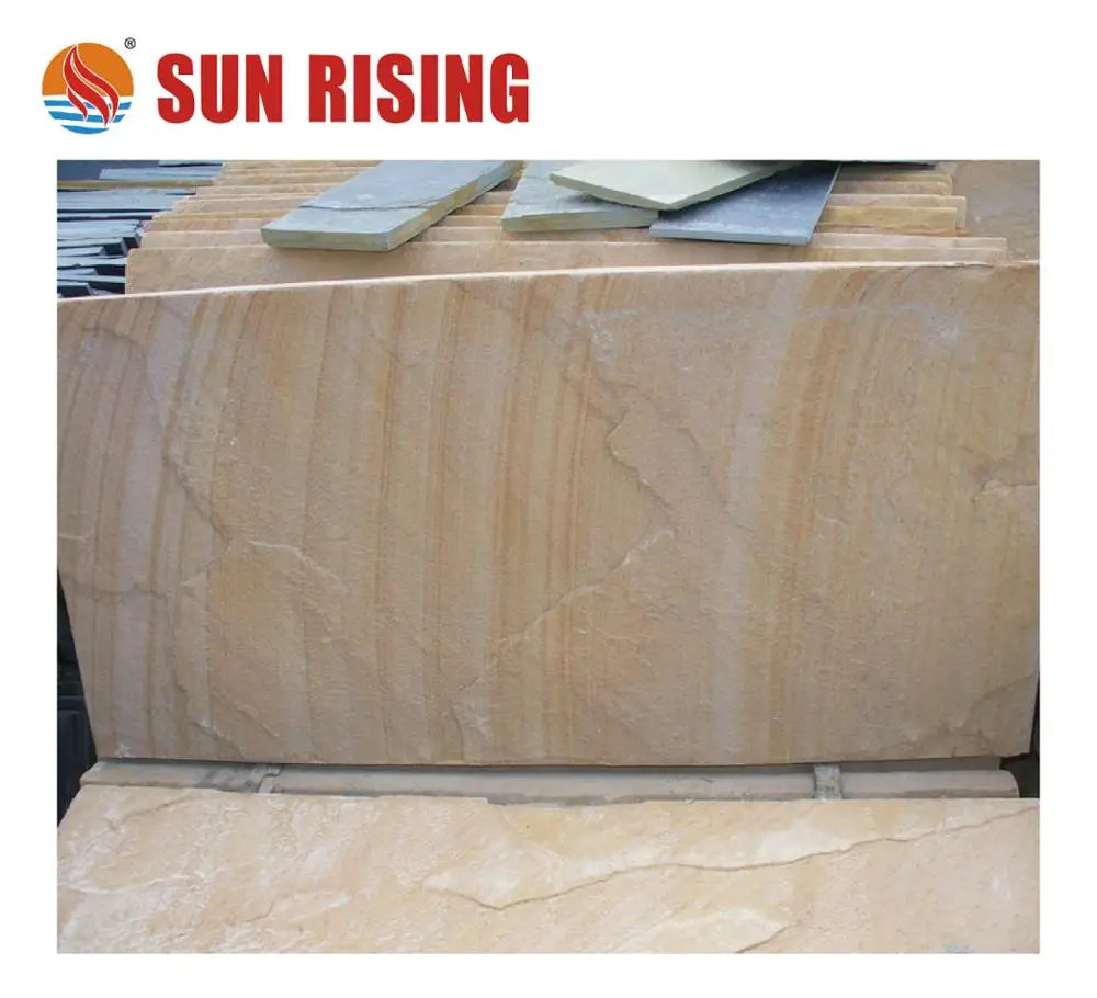 Manufacturer and Quarry-Owner Supply Wooden Yellow Sandstone