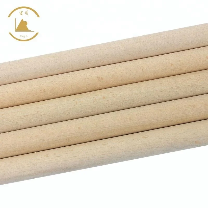 High Quality Beech Furniture Fitting Wooden Stick Rod