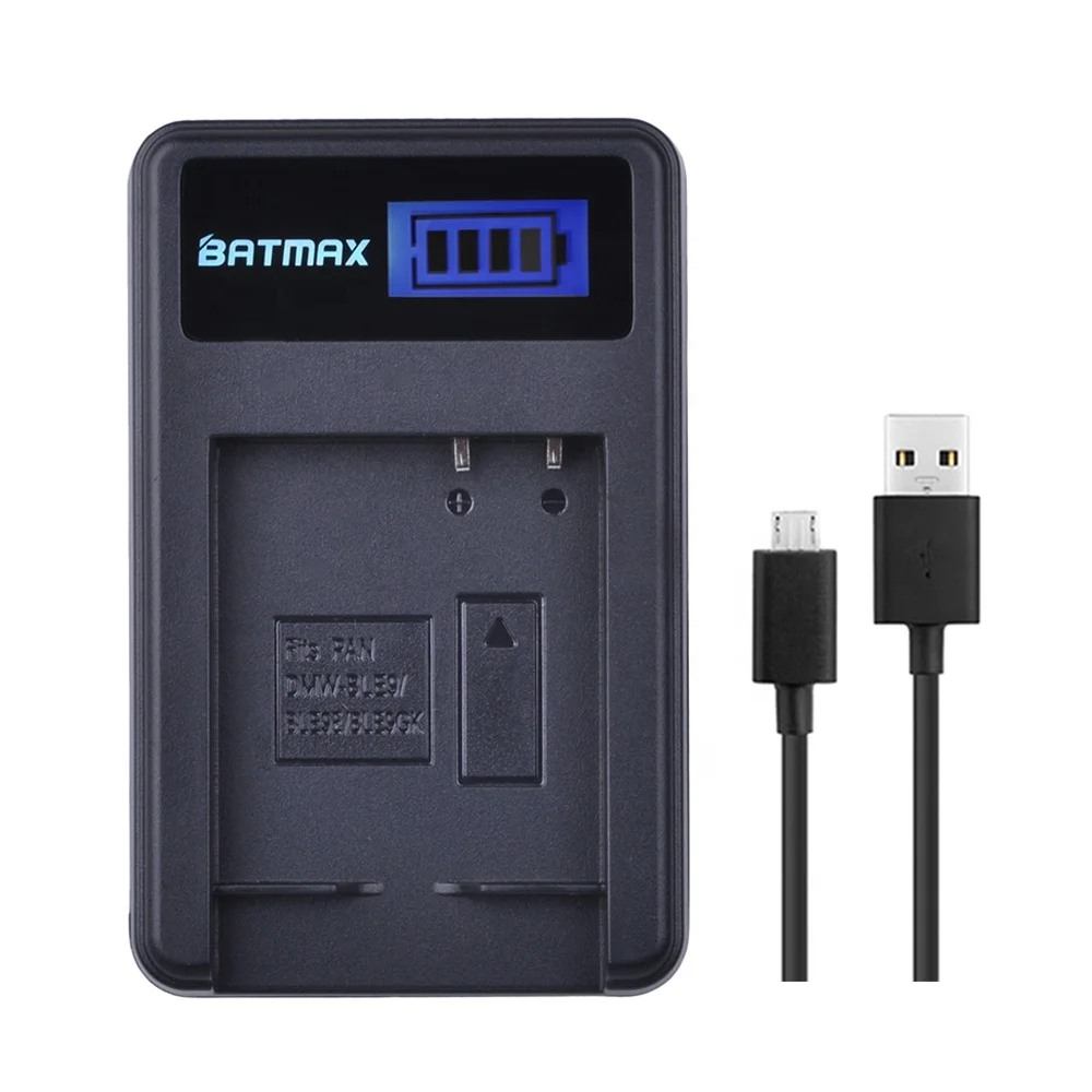 
New DMW-BLH7 DMW BLH7 DMW-BLH7PP DMW-BLH7E DMWBLH7 LCD USB charger for Panasonic Lumix DMC-GM5,DMC-GF7,DMC-GF8, GF9, LX10, LX15 