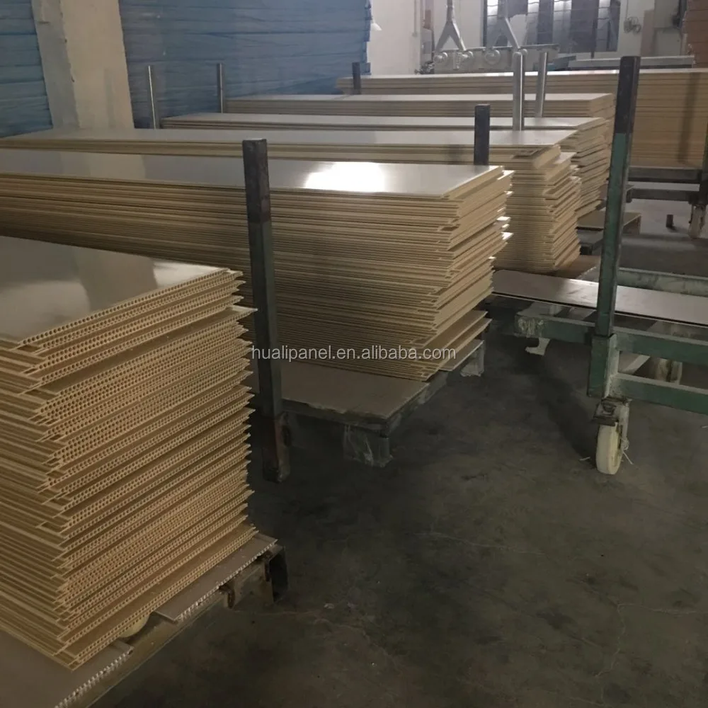 
Haining Huali High Strength PVC wall Panel Heavy PVC stone Panel 