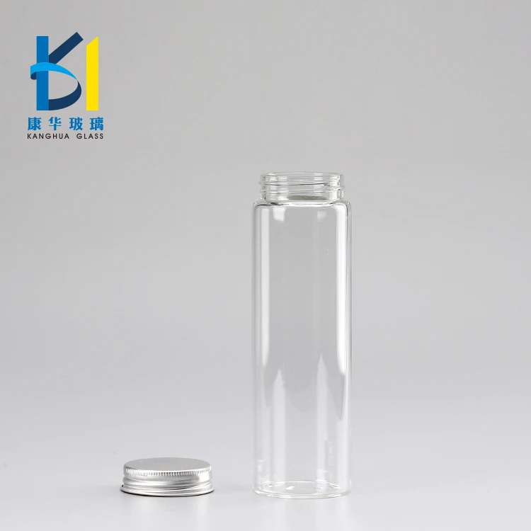 Large Capacity Clear Glass vial 150 ml Glass Vial For Candy 50ml 80ml