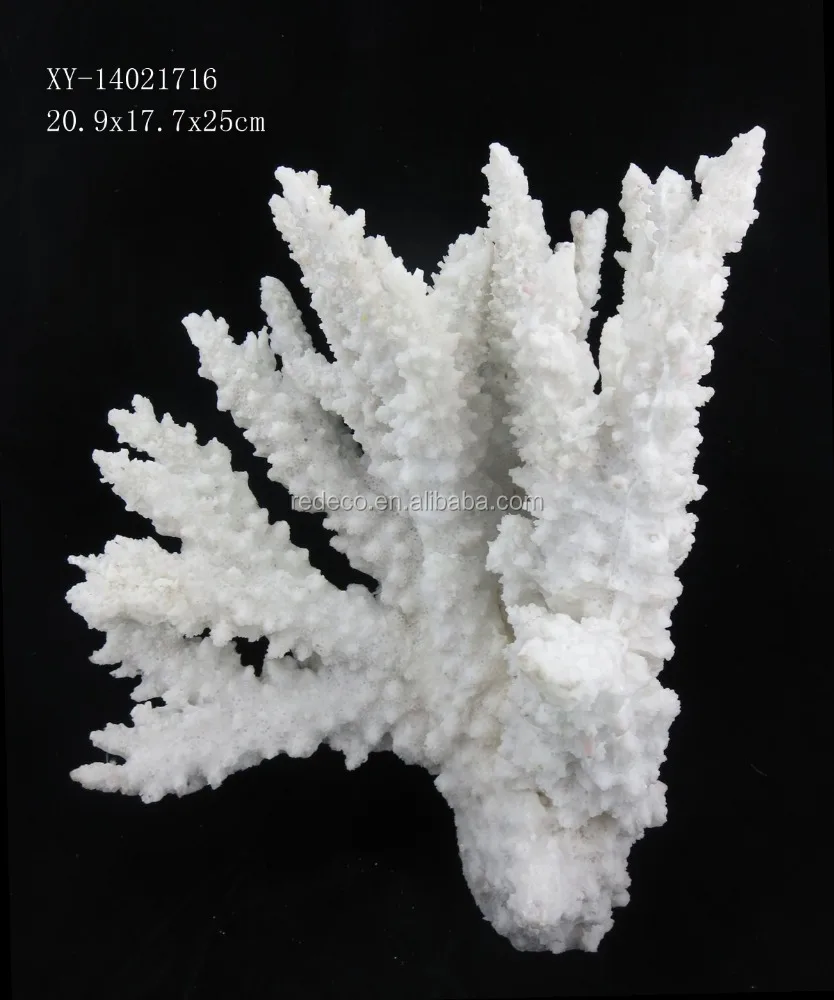 
Resin white sea coral decoration 