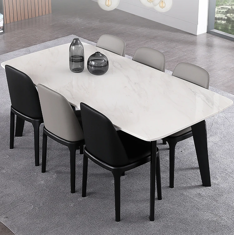 White Quartz Stone Top Dining Tables For Sale