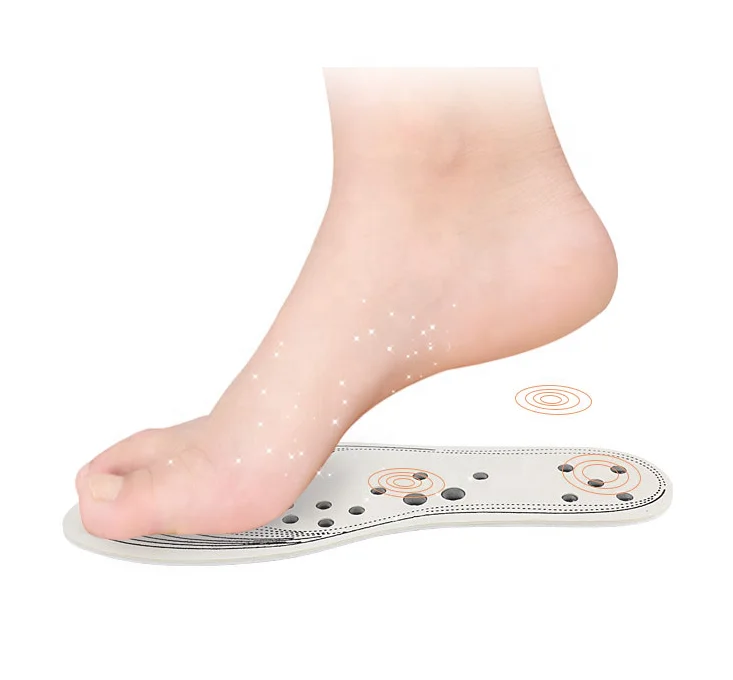 Hot Sale Foot Pain Relief Therapeutic Acupuncture Magnetic Massage Shoes Insoles