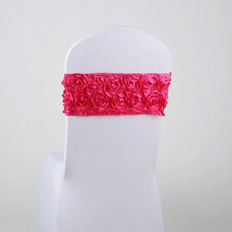 
wholesale Rosette wedding cheap chair covers chair sashes 