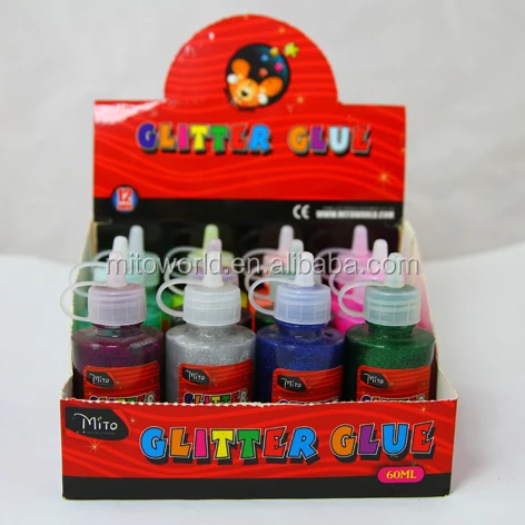 60ml Scrapbooking stationary craft metallic glitter glue