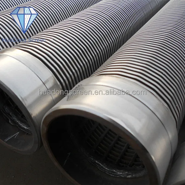 14inch 1mm Slot Johnson Water Well Sand Filter Screens With Plain End For Sale