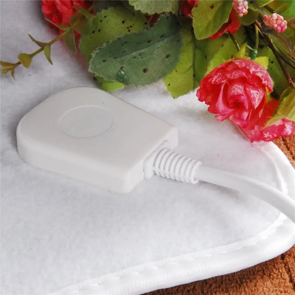 Rapid heating machine washable heating blanket fleece blanket