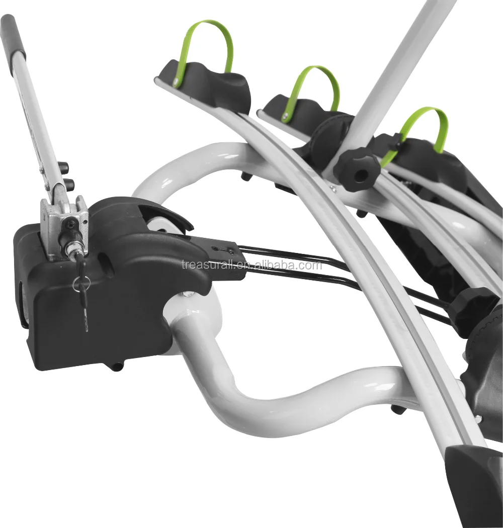 Hot selling aluminum car tow ball rear mounted bike rack bicycle carrier for 4 bikes bicycle car carrier TB-009D4