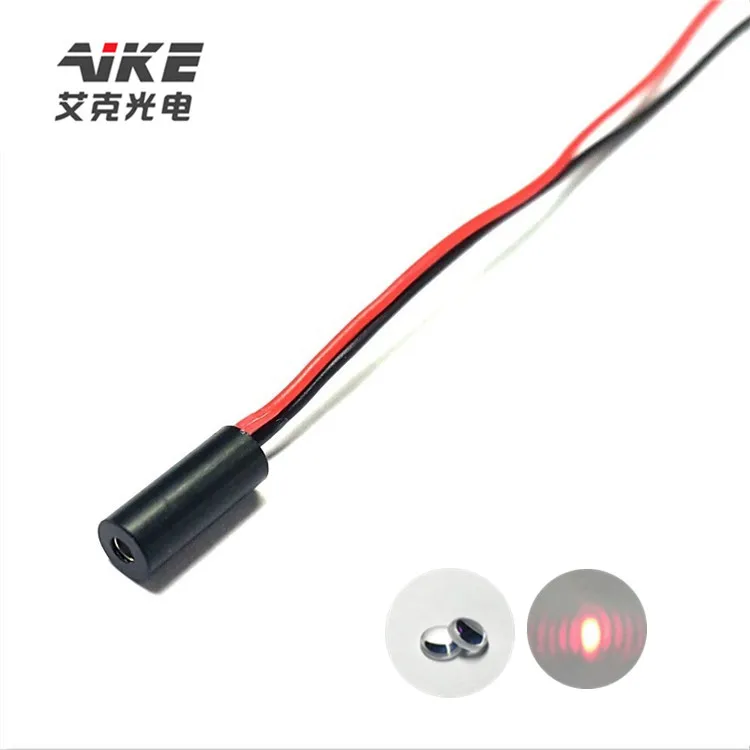 Миниатюрный лазерный диодный модуль с красной точкой диаметром 4 мм и длиной волны 650 нм