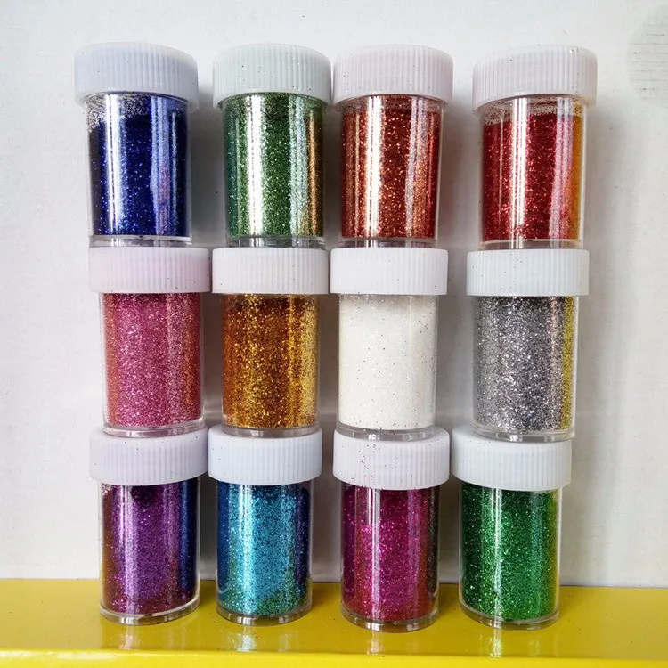2020 glitter powder polyester glitter bulk and biodegradable glitter for easter decoration
