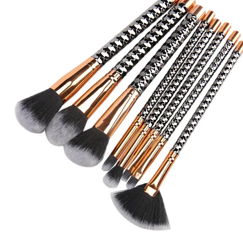 New Professional Synthetic Hair Eyeshadow Brushes Set 8 Pcs Makeup Brushes For Eye Makeup Tool Kit And Face Makeup