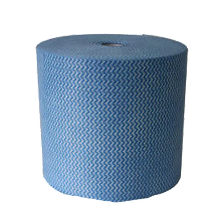 wholesale folded wipes 100% viscose small dot or plain pattern clean spunlace kitchen wipe