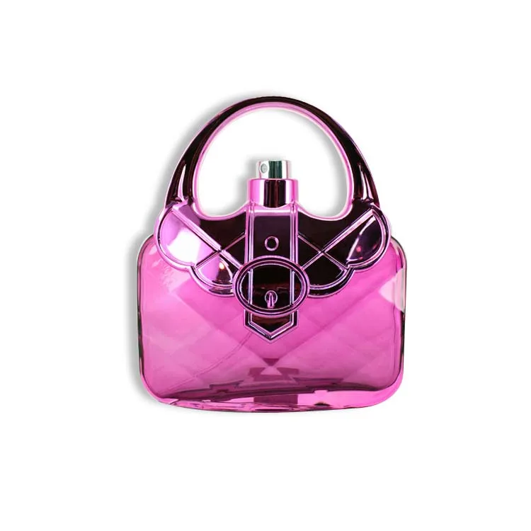 110ml pink nice bag shape perfume bottle