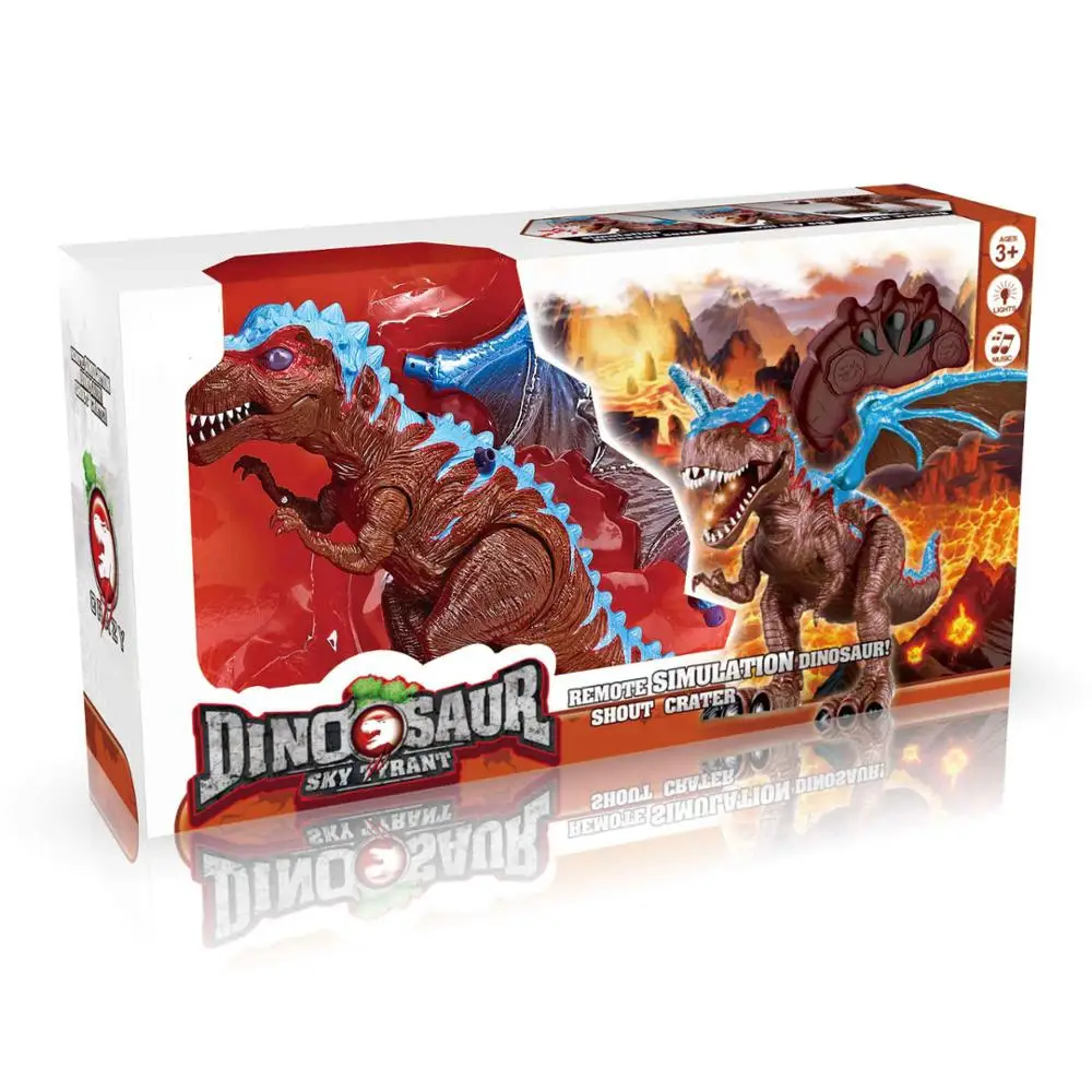 Pink B/O rc dinosaur toy with egg animal toy with light and music