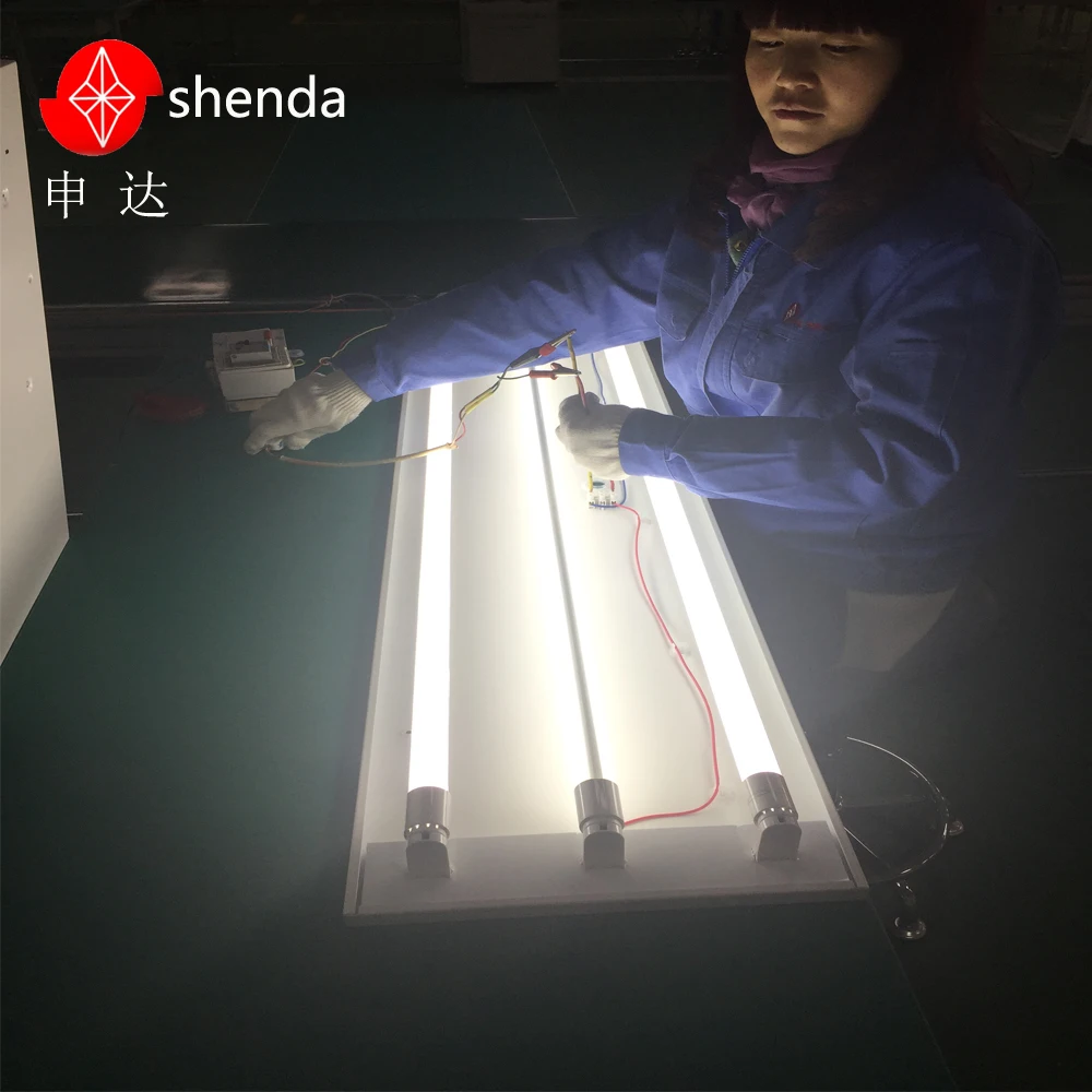 
IP20 LED t5/t8 2X18W dustproof cleanroom led ceiling light fixture 