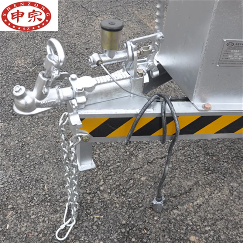 Factory sales car transporter tandem utility tipping trailer