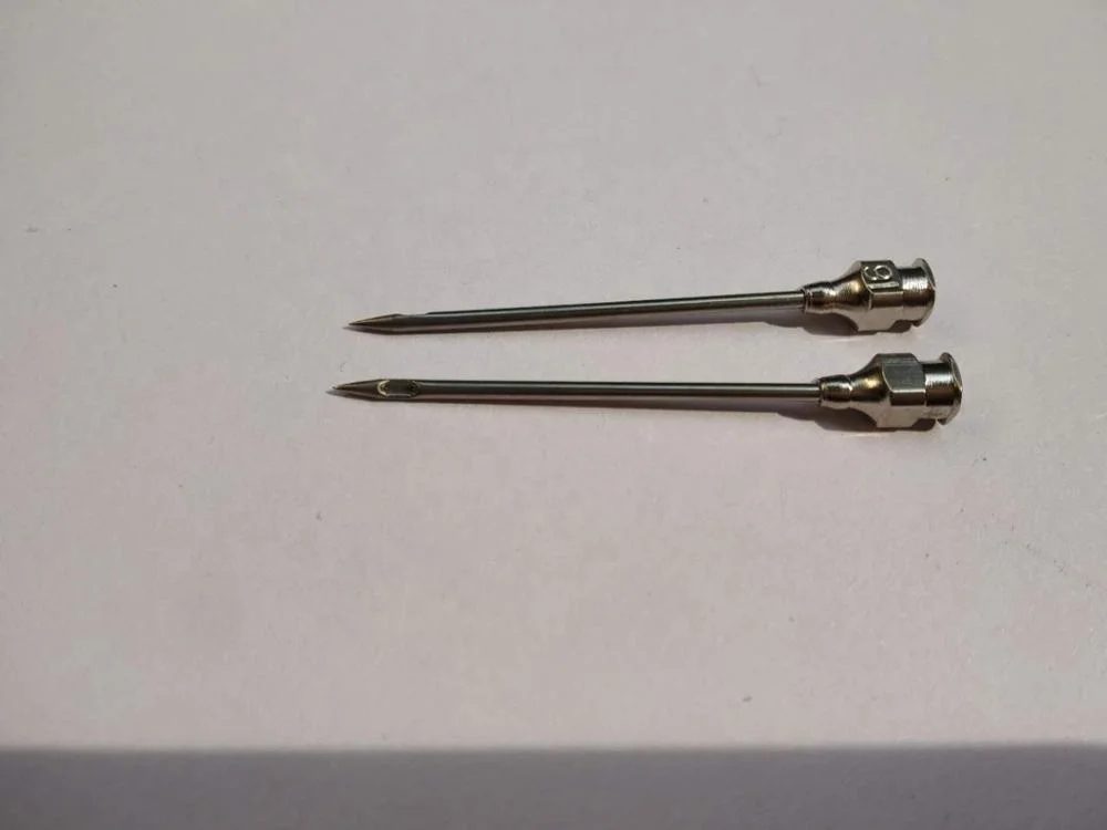 BEST SELLING PRODUCTS STAINLESS STEEL METAL NEEDLE PUNCTURE NEEDLE WITH ONE HOLE IN NEEDLE TIP