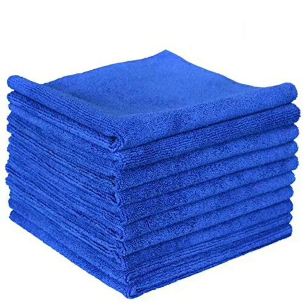 Super Plush Edgeless Microfiber Towel, 360 GSM, Yellow - 16 in. x 16 in