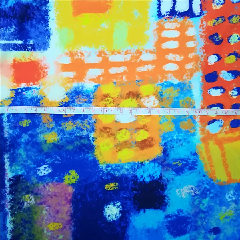 
custom pul fabric printing use transparent film for cloth diaper 