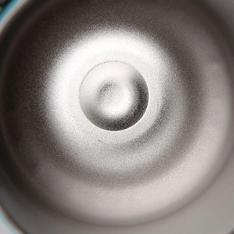 WeVi 12oz stainless steel vacuum double wall  insulated eggshell coffee tumbler with handle