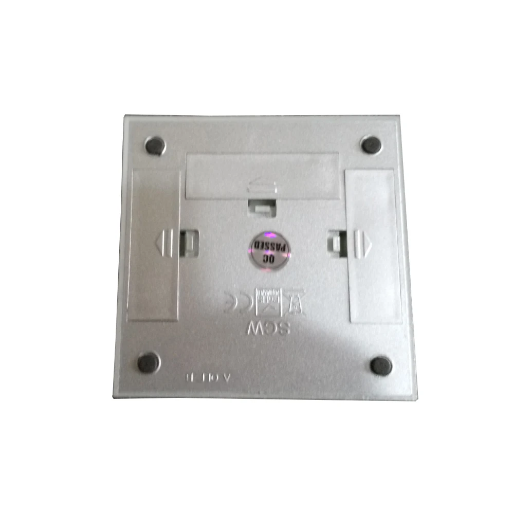 
10 x 10 cm Silver Plastic Color changing Square led light bottle stand for decoration 