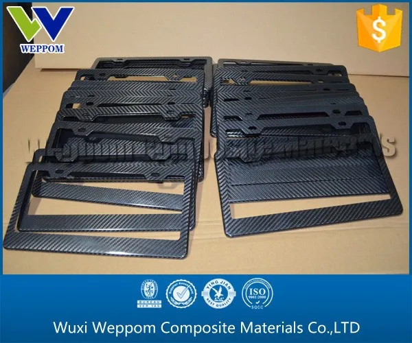 Absolute Cost Price!!! Carbon Fiber License Plate Frame From Gold Supplier