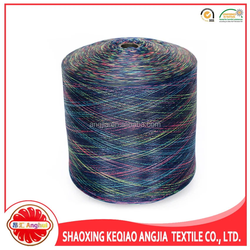 
fancy space dye polyester knitting yarn 