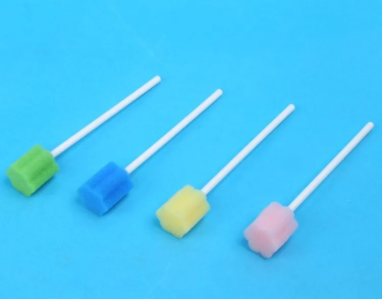 Disposable Medical Patient Mouth Cleaning Sponge Stick Foam Oral Swab