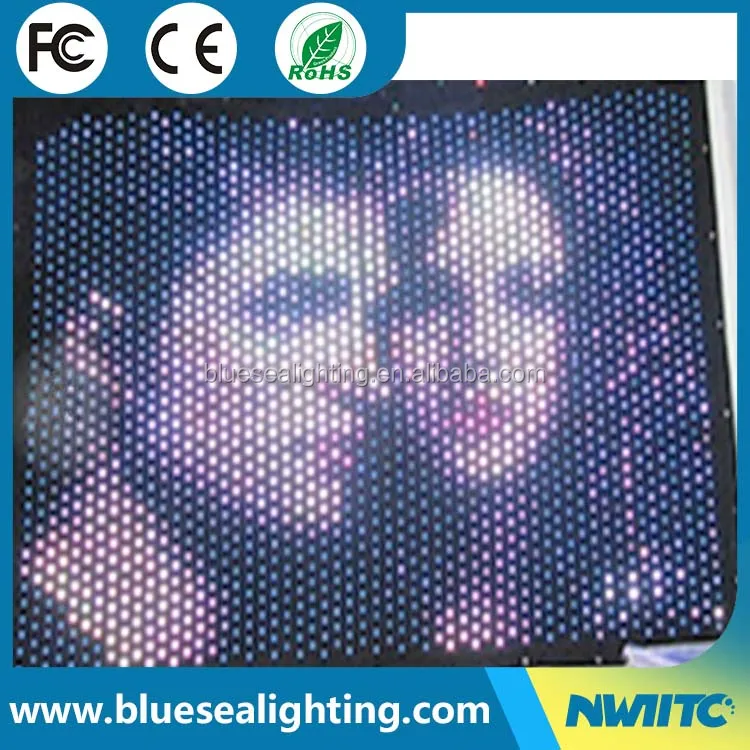 O-15 Flexible LED curtain light images video display led curtain lighting stage lights