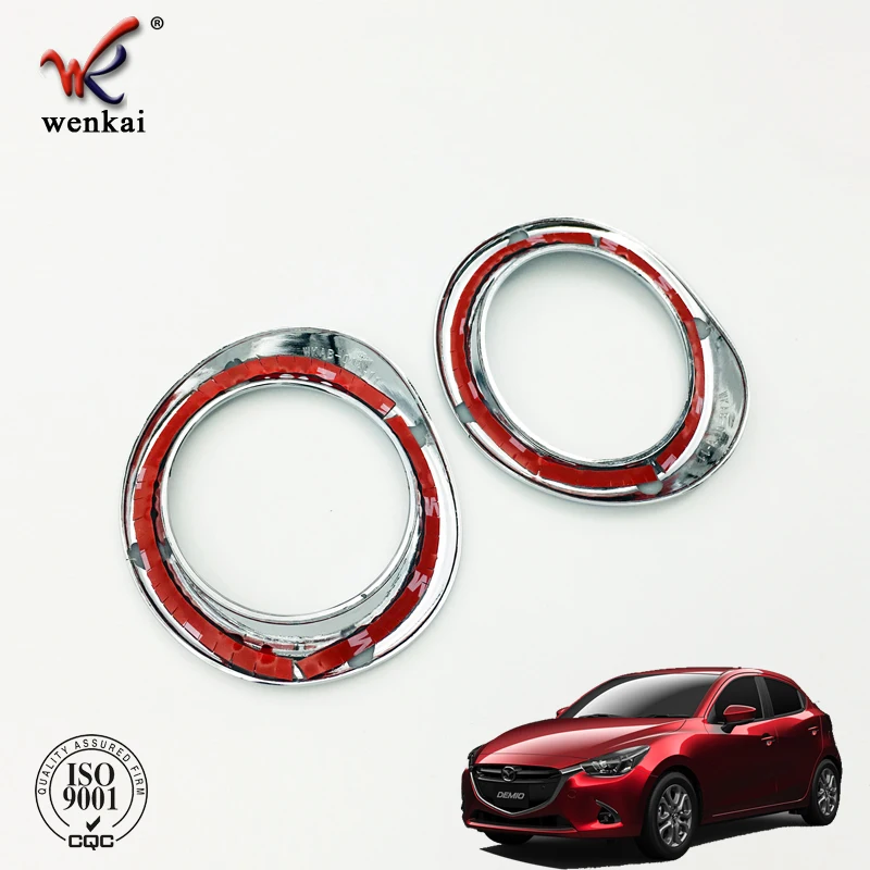 Hight Quality!!! Front Foglight Cover For Mazda Demio 2 Car Accessories