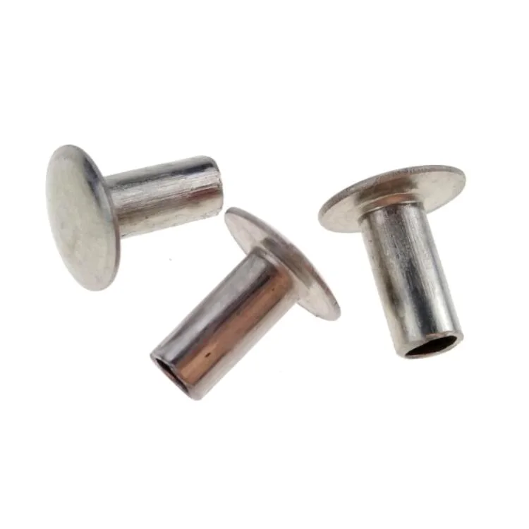 
Round Head Semi-tubular Rivets Steel Galvanized Fastener Standard DIN 6791 4 x 15 