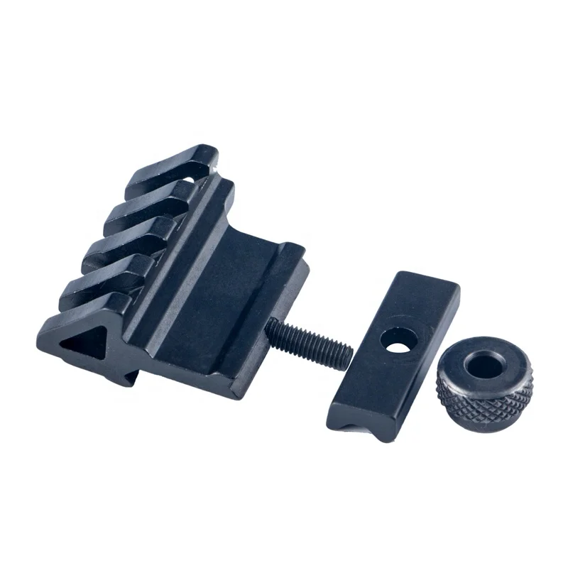 MZJ optics  45 offset mount 4 Slots 20mm Picatinny Weaver Scope Rail Mount for Airsoft Scopes
