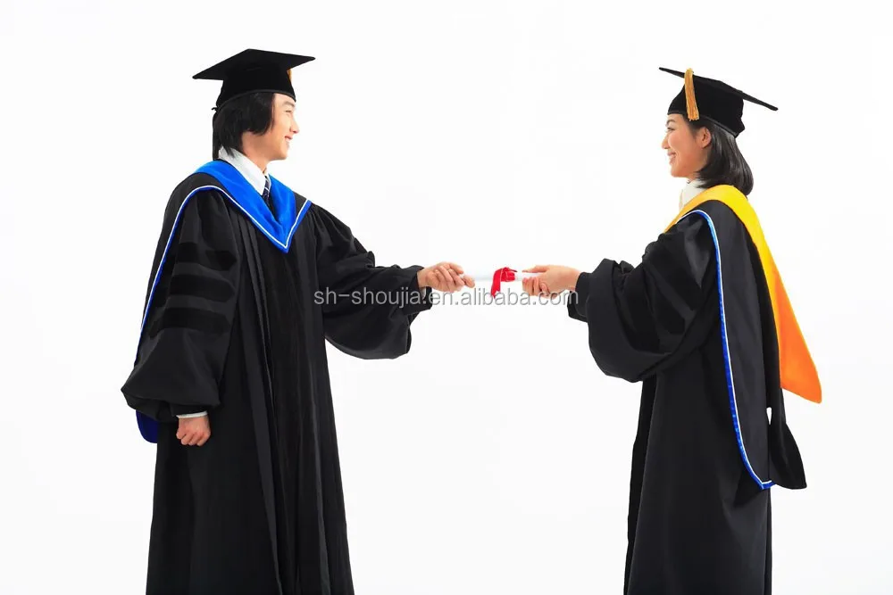 PHD academic cheap graduation robe