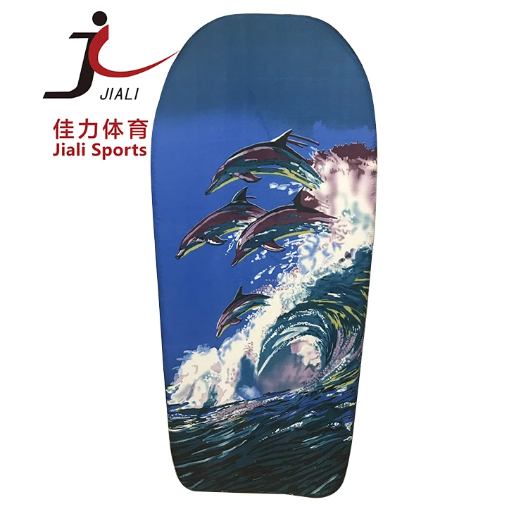 Beautiful design customized fashion style EPS beach nice board black bodyboard for adult