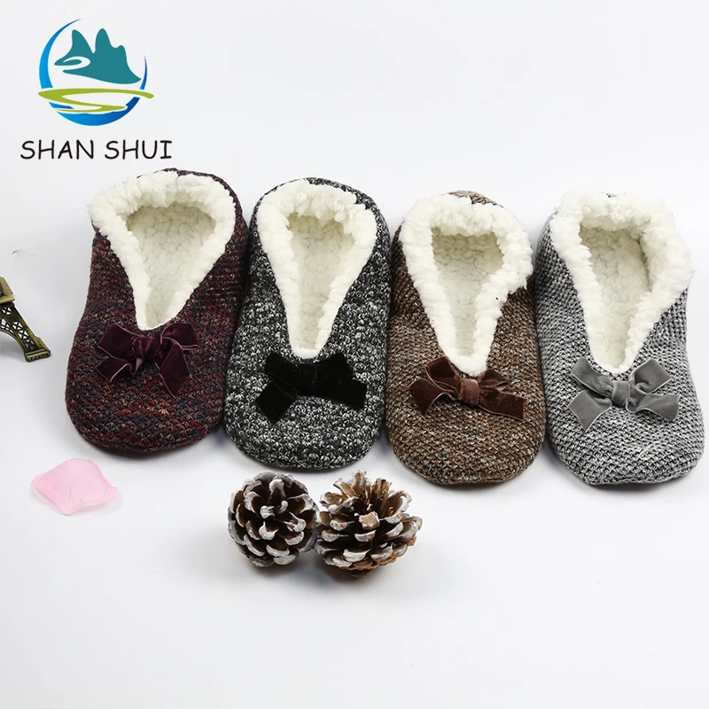 
New ballerina slipper plush women winter pantufla 