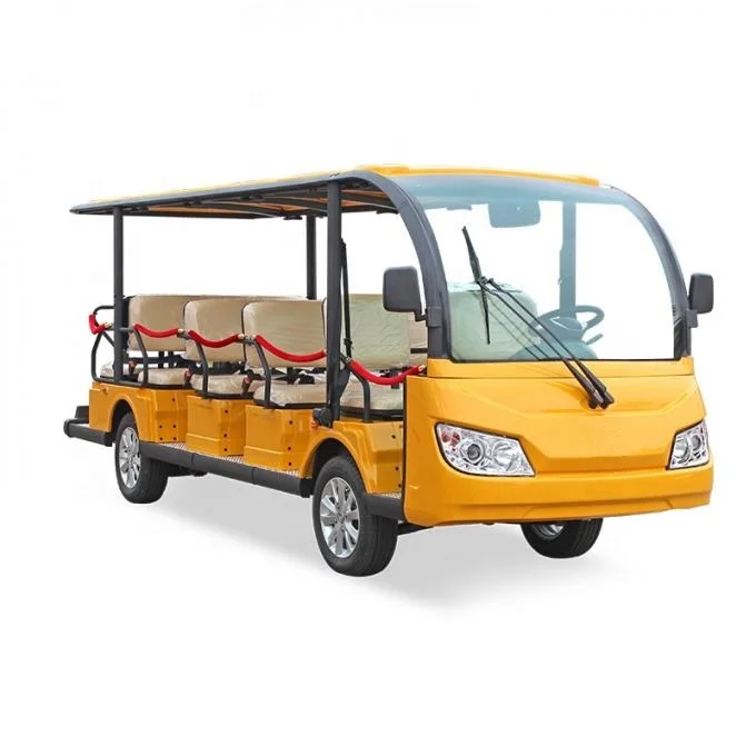 lead acid lithium battery electric 14 seats shuttle bus for resort sightseeing airport factory tourists popular in USA (62238276078)