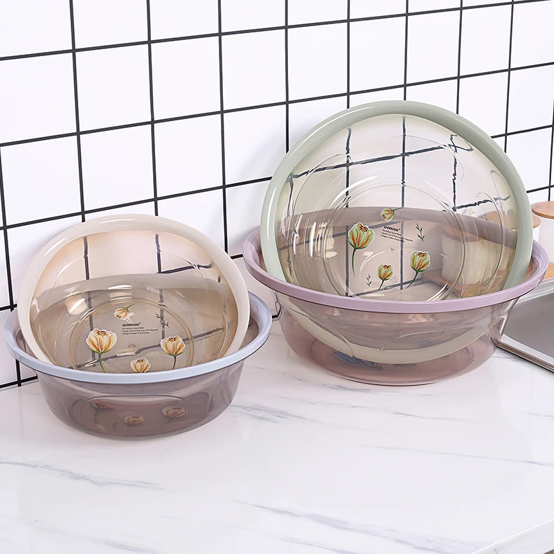 Transparent Plastic Portable  wash basin