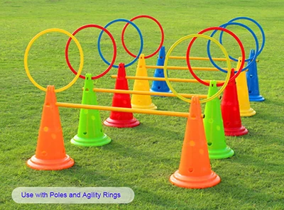 Pet Dogs Agility Exercise Tools Dog Jump Hurdle Pole Training